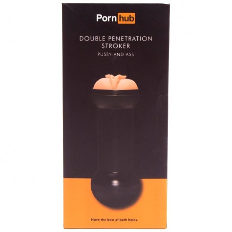 Двусторонний мастурбатор Double Penetration Stroker